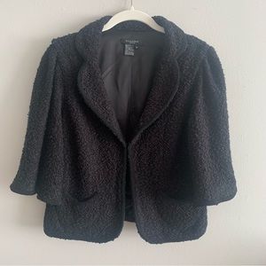 Sandro short jacket Size Medium with flutter sleeves and hook closures b…